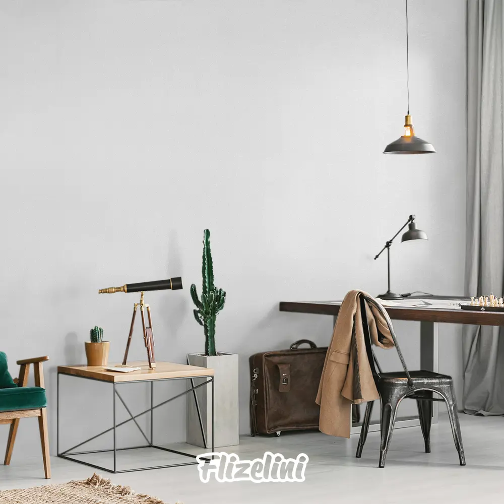 Фото 7 Обои флизелиновые Flizelini Modern 1.06 м цвет 1808-23 штукатурка серая 1808-23