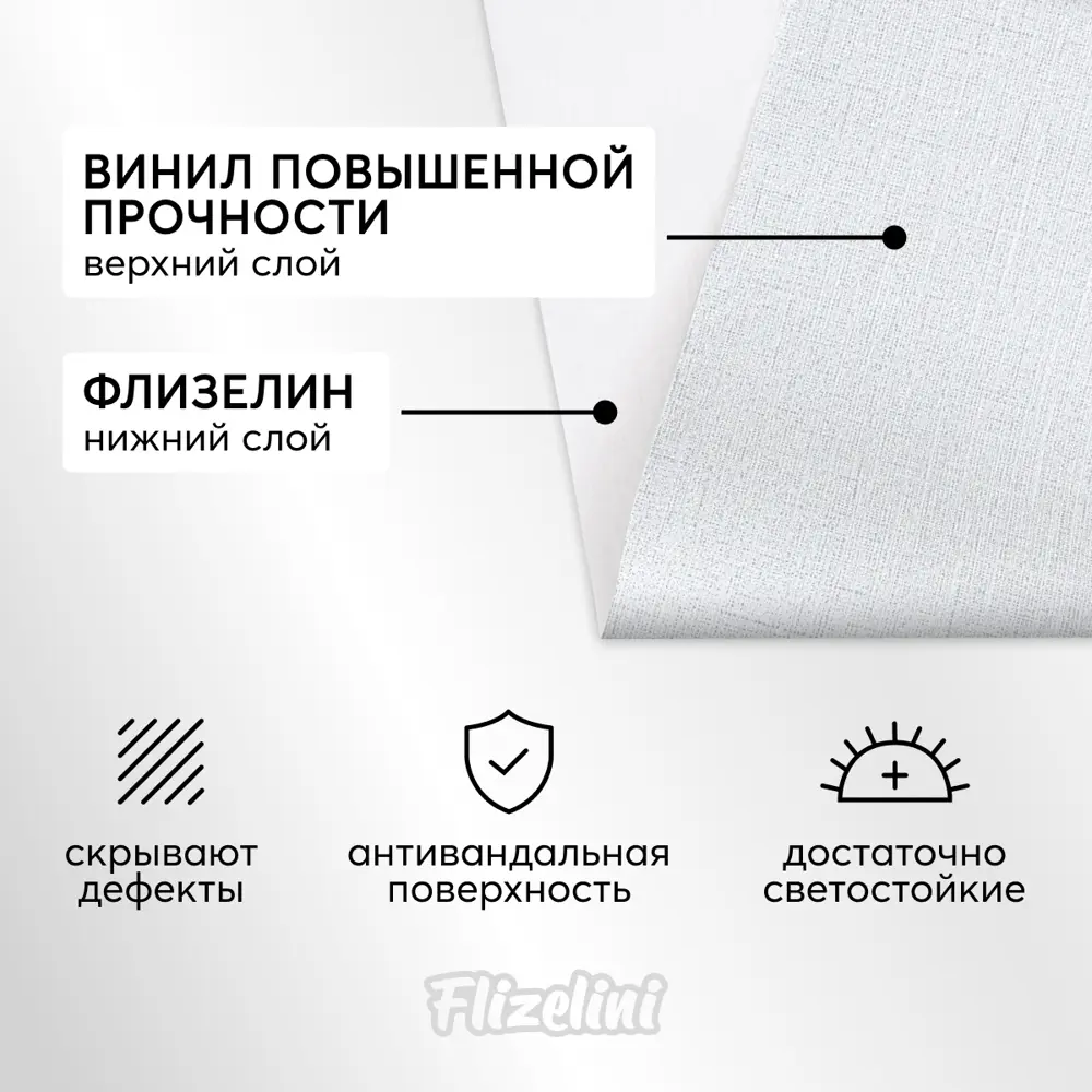 Фото 4 Обои флизелиновые Flizelini Anna 1.06 м цвет 1869-21 ситец серый 1869-21 Фото 4 Обои флизелиновые Flizelini Anna 1.06 м цвет 1869-21 ситец серый 1869-21