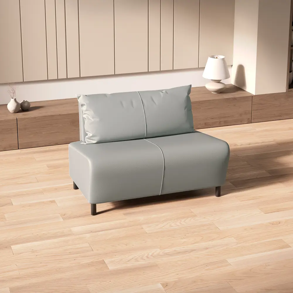 Фото 3 Диван Salon tron Twin divan_twin_14 100x67x64 см искусственная кожа цвет экокожа серая Фото 3 Диван Salon tron Twin divan_twin_14 100x67x64 см искусственная кожа цвет экокожа серая