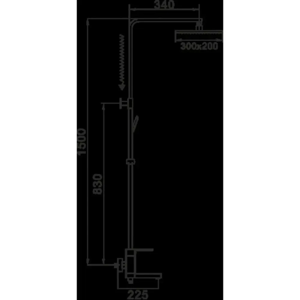 Фото 4 Душевая система Rose R2636 1 режим цвет серый металлик Фото 4 Душевая система Rose R2636 1 режим цвет серый металлик