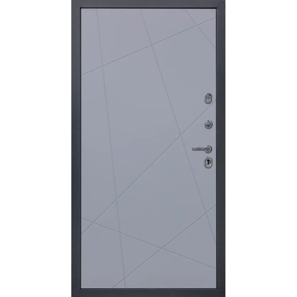 Фото 2 Входная дверь Diva ДХ-30 205x96см правый серый софт/Д11 силк маус