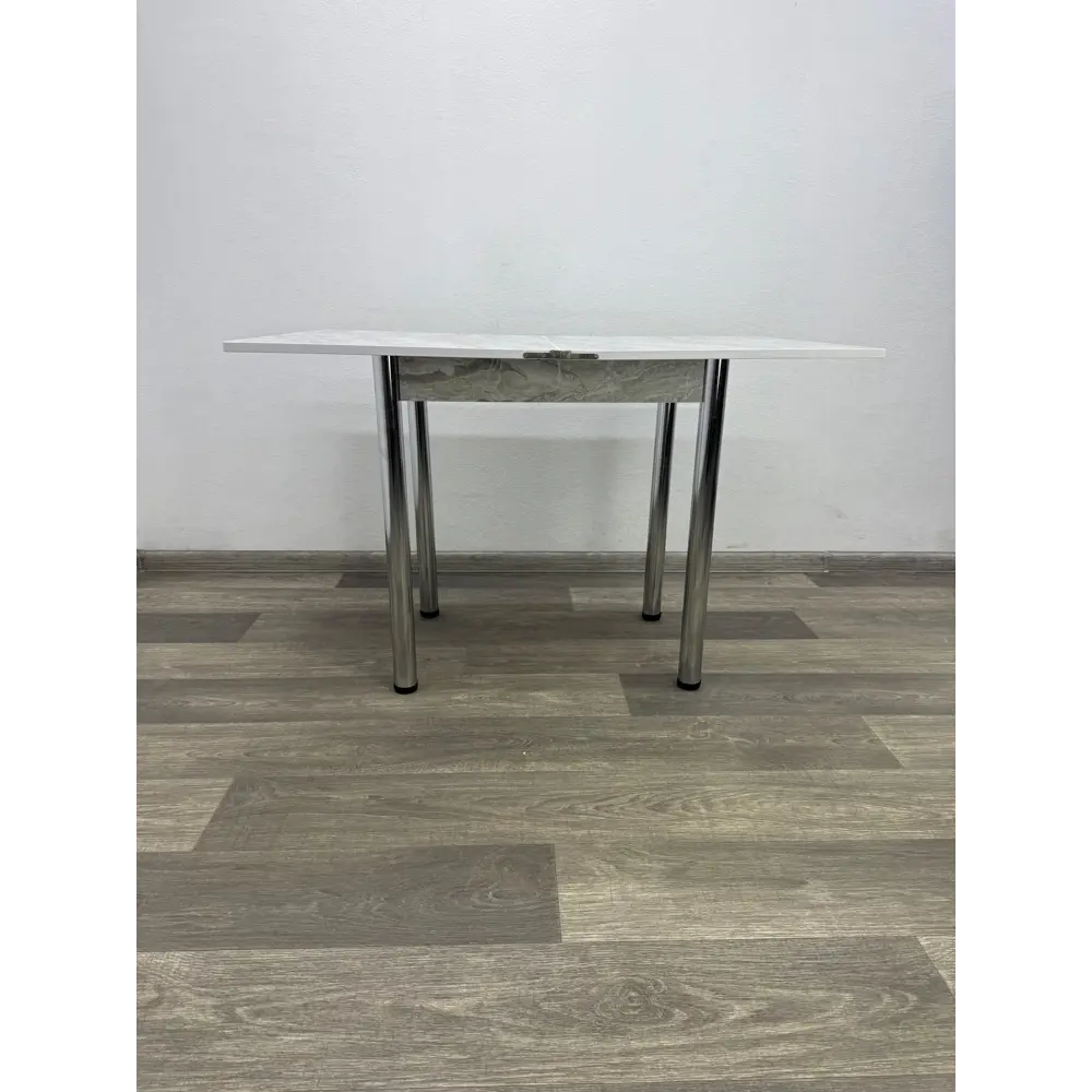 Фото 4 Кухонный стол прямоугольный Solarius Бриз 58x78 см ЛДСП цвет хром/серый/серебристый Фото 4 Кухонный стол прямоугольный Solarius Бриз 58x78 см ЛДСП цвет хром/серый/серебристый