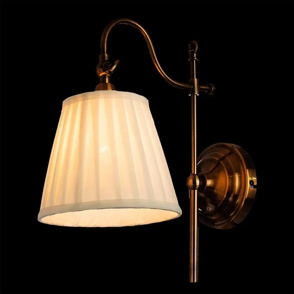 Фото 2 Настенный светильник Arte Lamp Seville Ar_a1509ap-1pb цвет медь Фото 2 Настенный светильник Arte Lamp Seville Ar_a1509ap-1pb цвет медь