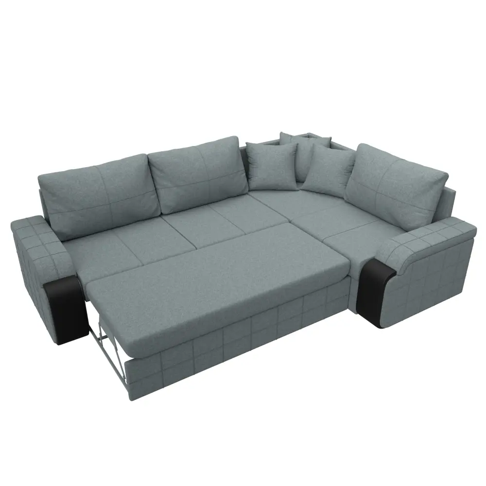 Фото 7 Диван угловой Николь правый угол Лига диванов 126003 264x91x188 см рогожка цвет амур 07 серый Фото 7 Диван угловой Николь правый угол Лига диванов 126003 264x91x188 см рогожка цвет амур 07 серый