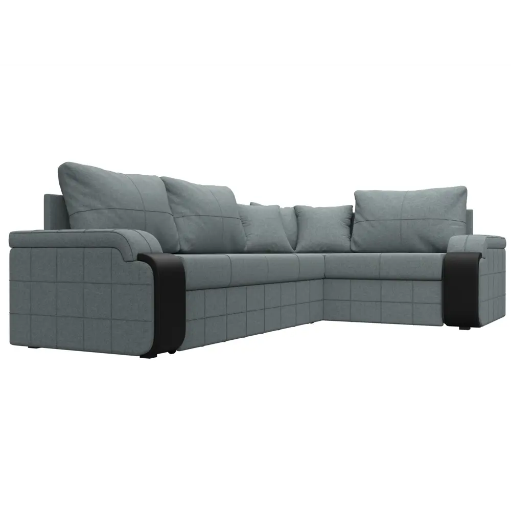 Фото 4 Диван угловой Николь правый угол Лига диванов 126003 264x91x188 см рогожка цвет амур 07 серый Фото 4 Диван угловой Николь правый угол Лига диванов 126003 264x91x188 см рогожка цвет амур 07 серый