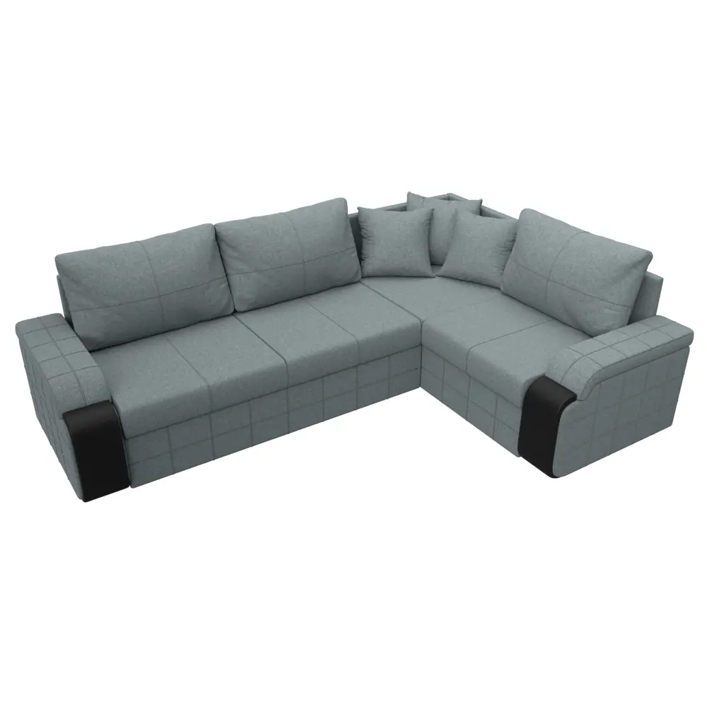 Фото 6 Диван угловой Николь правый угол Лига диванов 126003 264x91x188 см рогожка цвет амур 07 серый Фото 6 Диван угловой Николь правый угол Лига диванов 126003 264x91x188 см рогожка цвет амур 07 серый