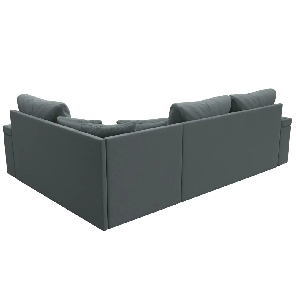 Фото 5 Диван угловой Николь правый угол Лига диванов 126003 264x91x188 см рогожка цвет амур 07 серый Фото 5 Диван угловой Николь правый угол Лига диванов 126003 264x91x188 см рогожка цвет амур 07 серый