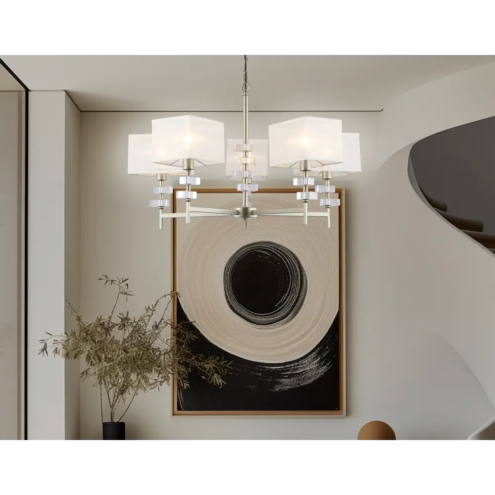 Фото 6 Люстра подвесная Ambrella Light High Ambr_lh71331 5 ламп 20 м² цвет золото Фото 6 Люстра подвесная Ambrella Light High Ambr_lh71331 5 ламп 20 м² цвет золото