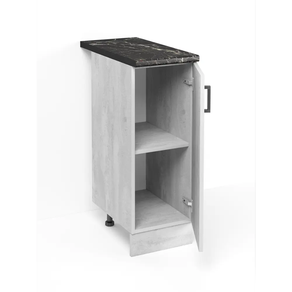 Фото Напольный шкаф Кухонный модуль напольный Regent style 30 x 82.8 x 60 см ЛДСП цвет серый Фото Напольный шкаф Кухонный модуль напольный Regent style 30 x 82.8 x 60 см ЛДСП цвет серый
