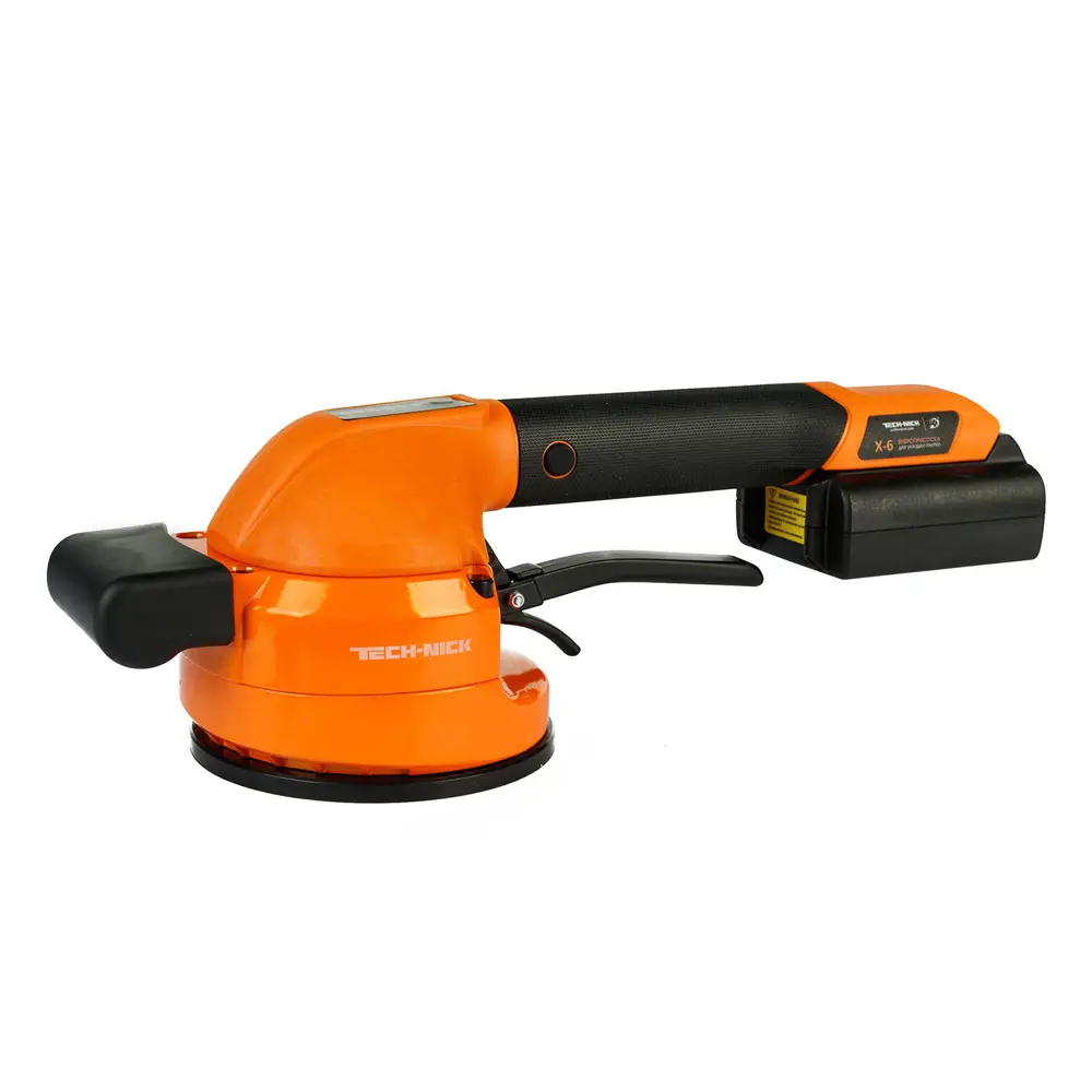 Фото 3 Виброприсоска для укладки плитки аккумуляторная Tech-Nick X-6, 16.8 В Li-Ion 2x2 Ач 30 кг Фото 3 Виброприсоска для укладки плитки аккумуляторная Tech-Nick X-6, 16.8 В Li-Ion 2x2 Ач 30 кг
