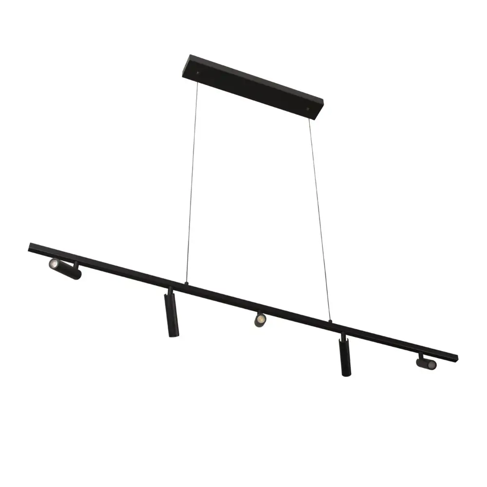 Фото Люстра подвесная светодиодная Loft it Sign 10260--5 black 2 м² теплый белый (желтый) свет цвет черный Фото Люстра подвесная светодиодная Loft it Sign 10260--5 black 2 м² теплый белый (желтый) свет цвет черный