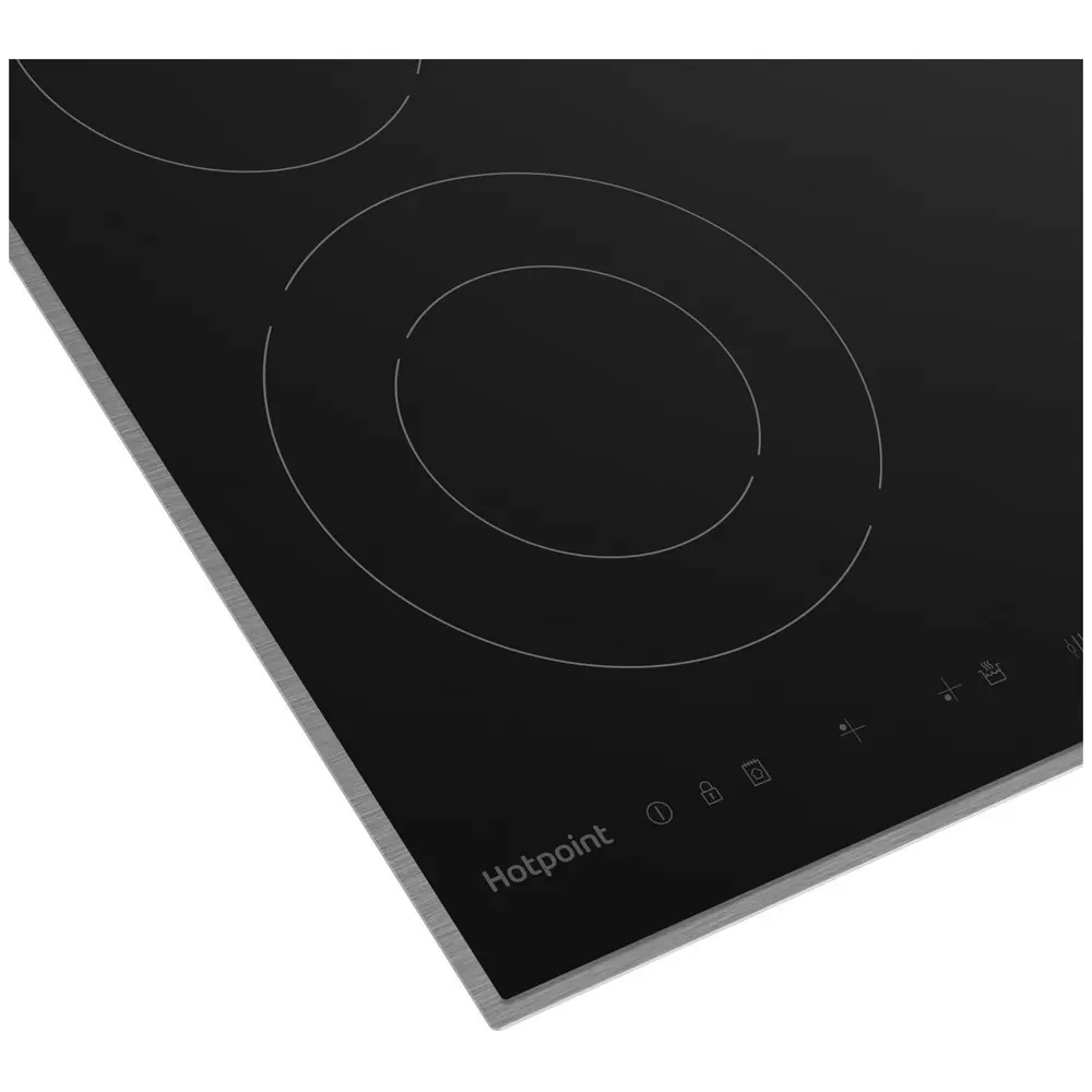 Фото 5 Электрическая варочная панель Hotpoint HR 6T2 X S 58 см 4 конфорки цвет черный Фото 5 Электрическая варочная панель Hotpoint HR 6T2 X S 58 см 4 конфорки цвет черный