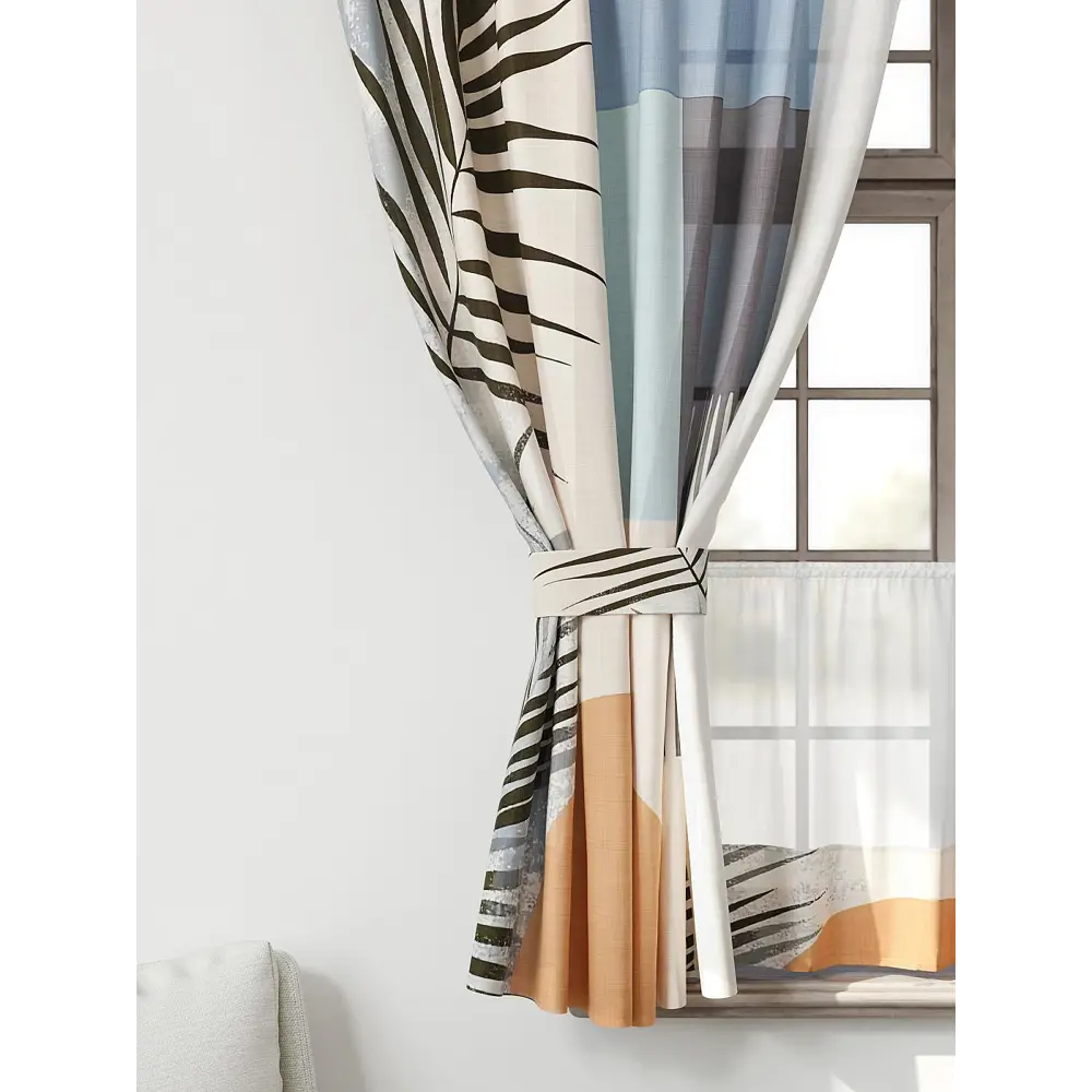 Фото 4 Комплект штор Comfy way Иномик - 20 CW705020-160 на шторной ленте 160x150 см цвет бежевый Фото 4 Комплект штор Comfy way Иномик - 20 CW705020-160 на шторной ленте 160x150 см цвет бежевый