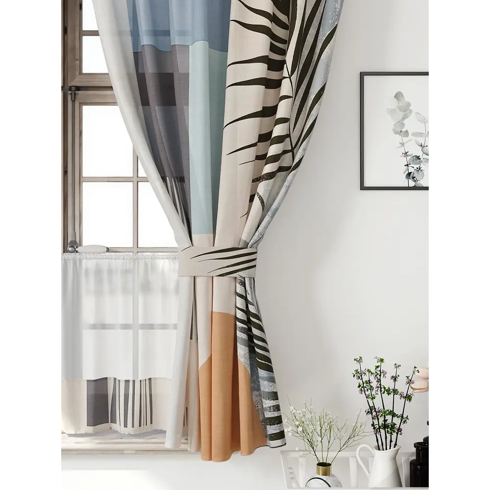 Фото 5 Комплект штор Comfy way Иномик - 20 CW705020-160 на шторной ленте 160x150 см цвет бежевый Фото 5 Комплект штор Comfy way Иномик - 20 CW705020-160 на шторной ленте 160x150 см цвет бежевый
