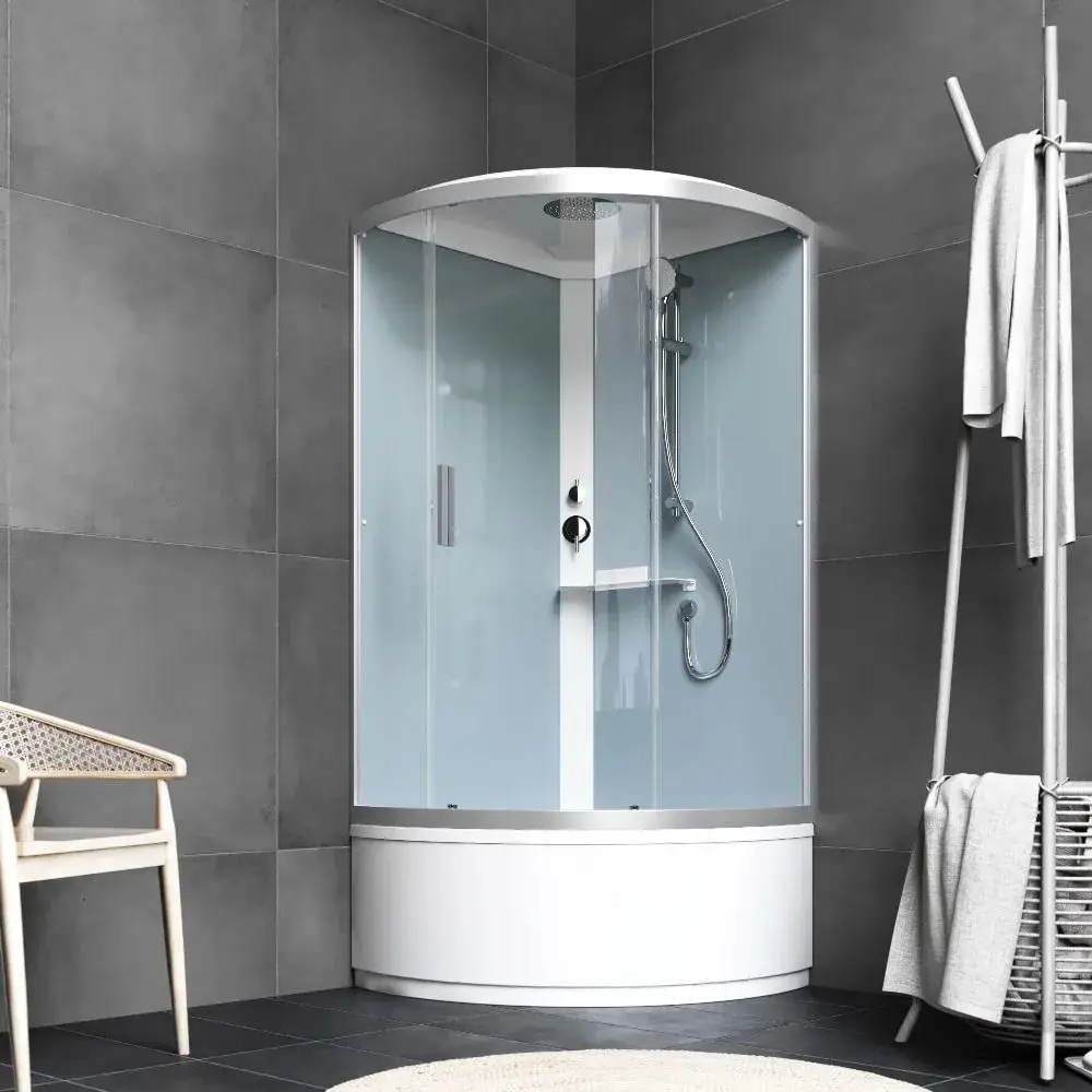 Фото 3 Душевая кабина AM.PM X-Joy Deep W88C-401A-090WT 90x90 см с крышей высокий поддон