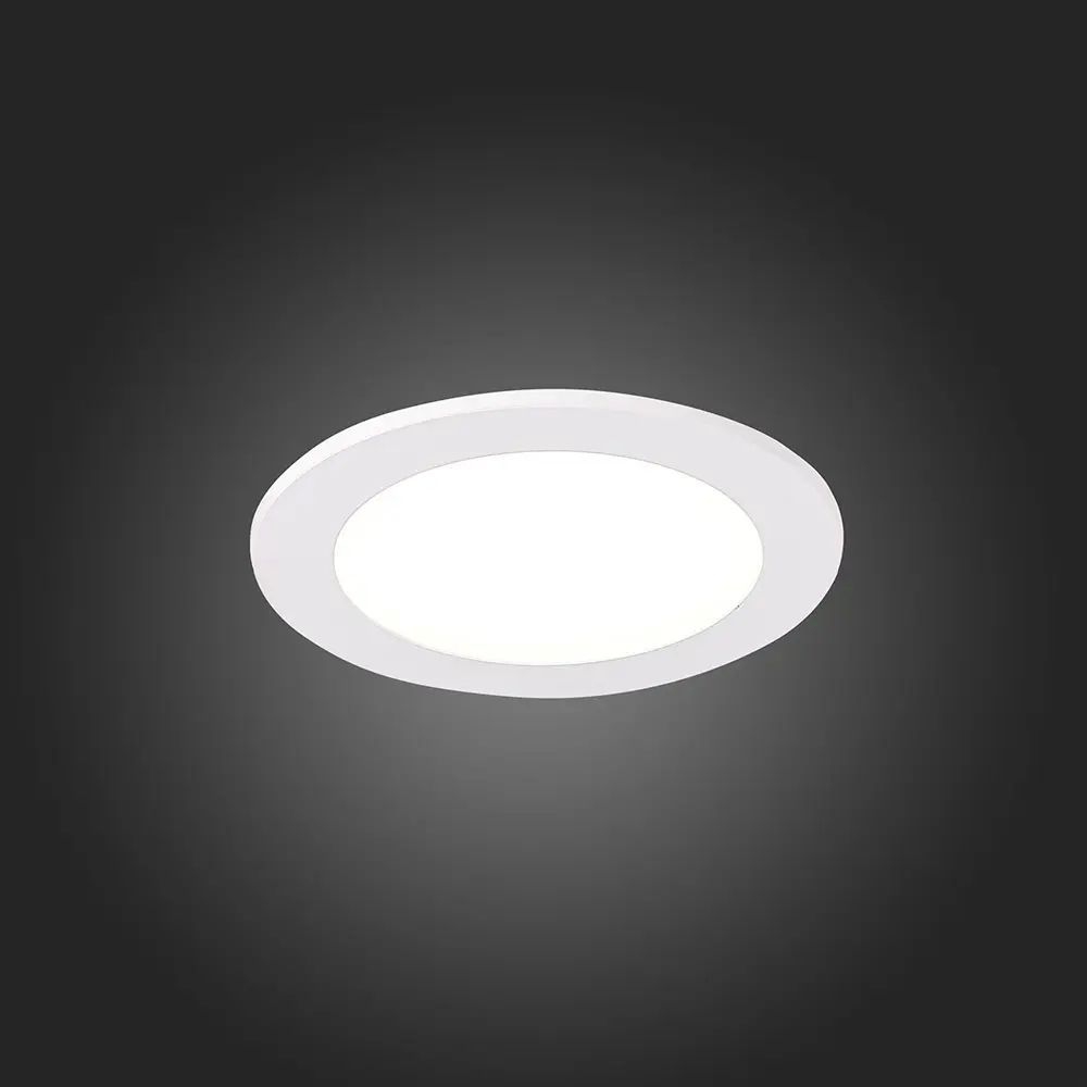 Фото 13 Светильник точечный светодиодный встраиваемый ST LUCE ST212.508.05 под отверстие 80 мм 2 м² Изменение оттенков белого свет цвет белый
