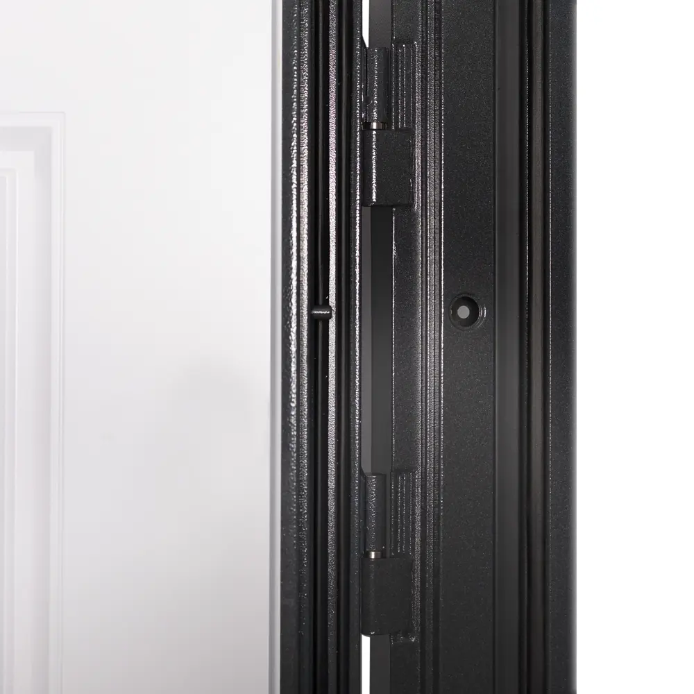 Фото 10 Входная дверь Unicorn Dorf glass правый 205x96см цвет букле графит/белая матовая Фото 10 Входная дверь Unicorn Dorf glass правый 205x96см цвет букле графит/белая матовая