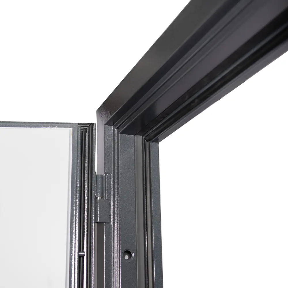 Фото 12 Входная дверь Unicorn Dorf glass правый 205x96см цвет букле графит/белая матовая Фото 12 Входная дверь Unicorn Dorf glass правый 205x96см цвет букле графит/белая матовая