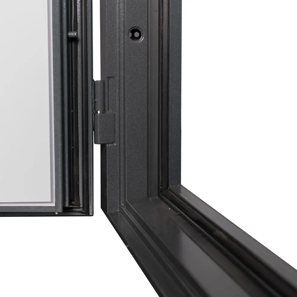 Фото 11 Входная дверь Unicorn Dorf glass правый 205x96см цвет букле графит/белая матовая Фото 11 Входная дверь Unicorn Dorf glass правый 205x96см цвет букле графит/белая матовая