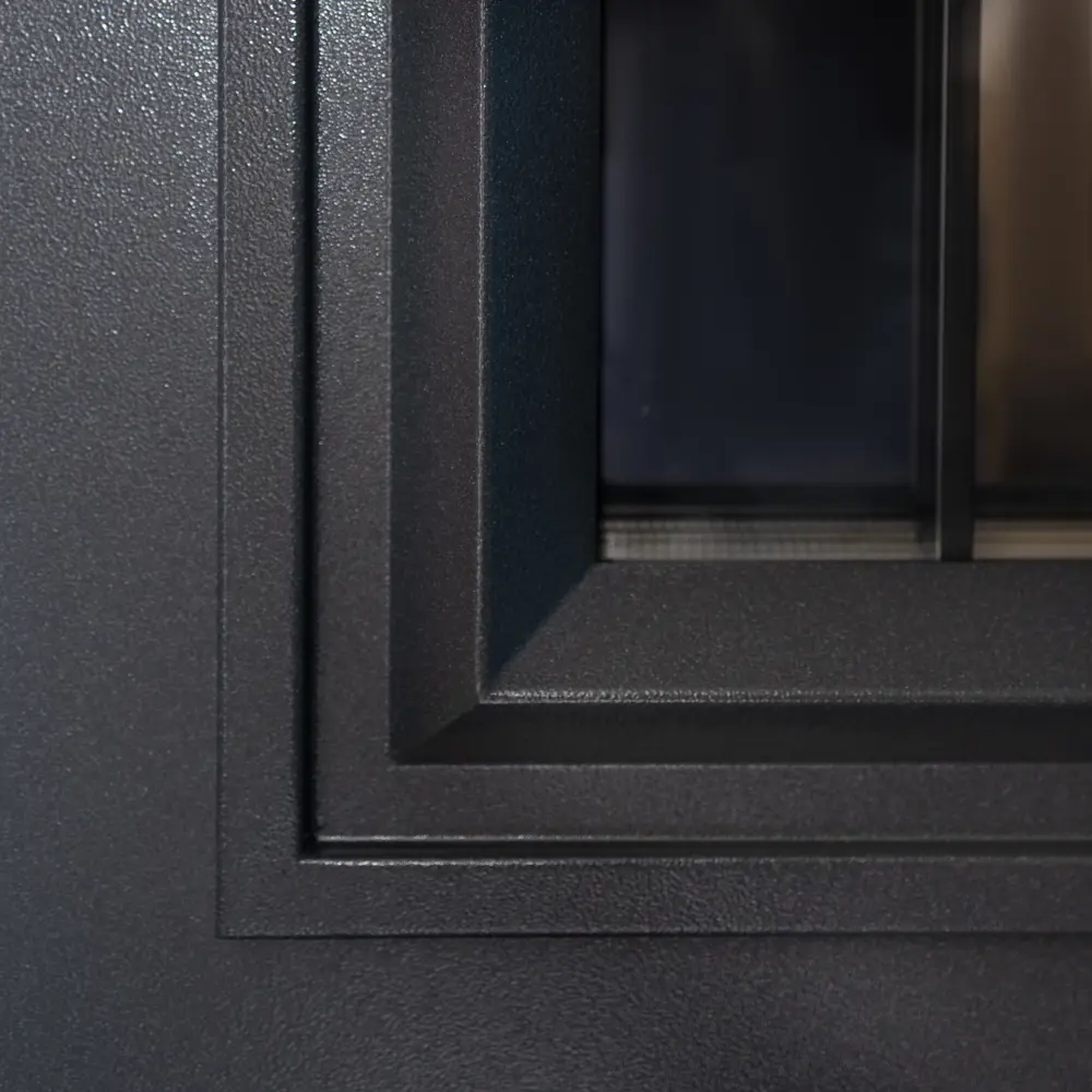 Фото 13 Входная дверь Unicorn Dorf glass правый 205x96см цвет букле графит/белая матовая Фото 13 Входная дверь Unicorn Dorf glass правый 205x96см цвет букле графит/белая матовая