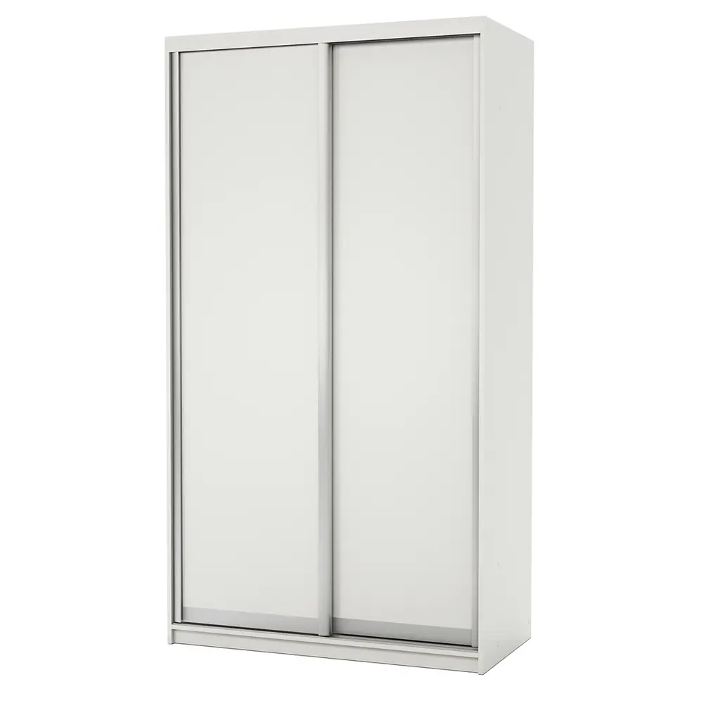 Фото 3 Шкаф-купе Гамма 240x160x45 см 7 полок ЛДСП цвет белый Фото 3 Шкаф-купе Гамма 240x160x45 см 7 полок ЛДСП цвет белый