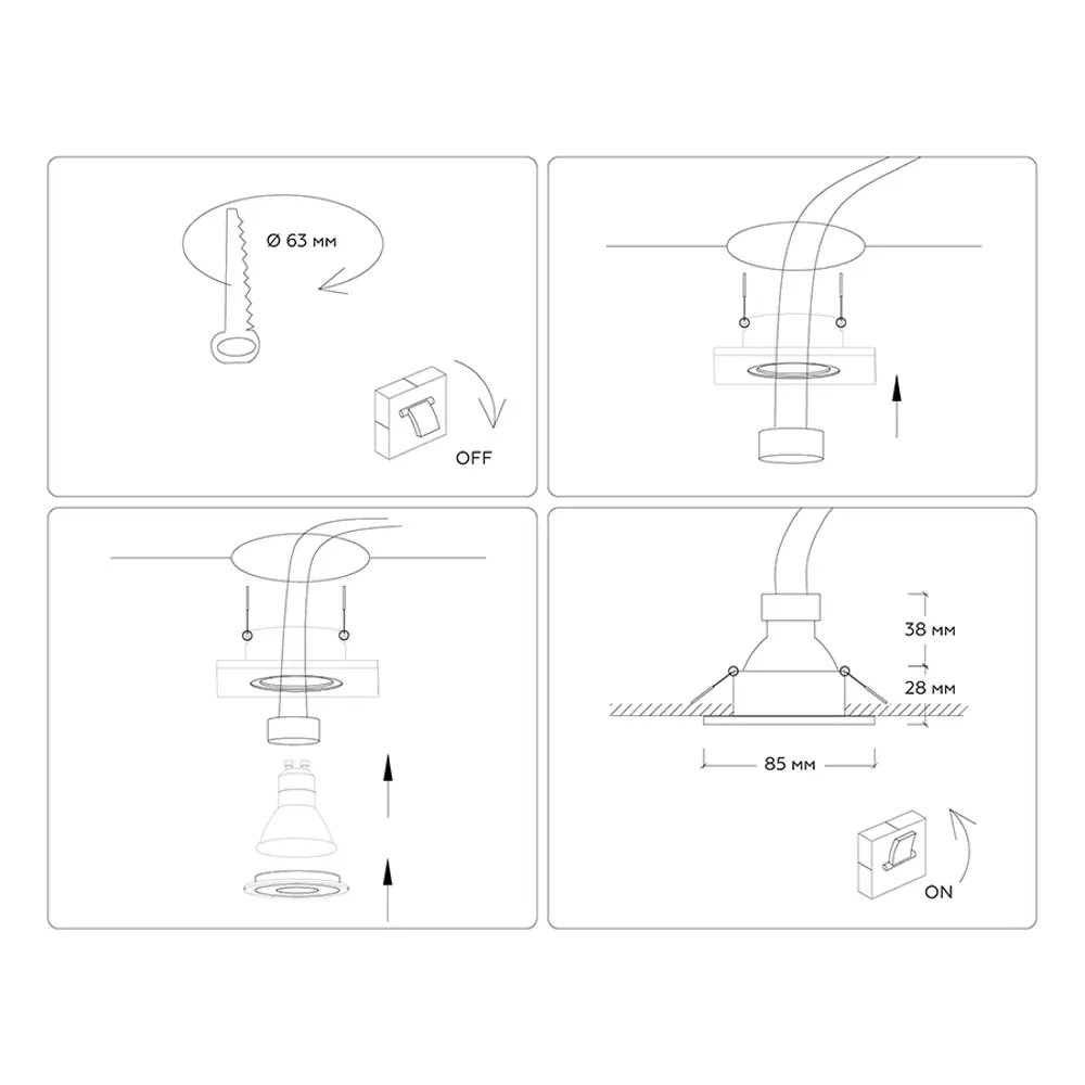 Фото 12 Светильник точечный встраиваемый светодиодный Ambrella Light Tn1160 2 м² под отверстие 6.3 см цвет белый Фото 12 Светильник точечный встраиваемый светодиодный Ambrella Light Tn1160 2 м² под отверстие 6.3 см цвет белый
