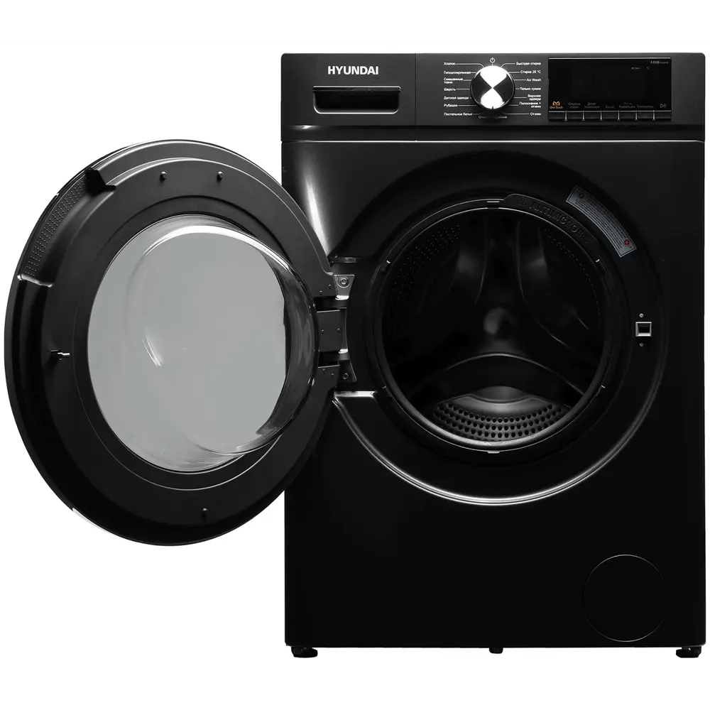 Фото 2 Стиральная машина с сушкой Hyundai Wfd9403 60x85x58 см 10 кг цвет темно-серый Фото 2 Стиральная машина с сушкой Hyundai Wfd9403 60x85x58 см 10 кг цвет темно-серый