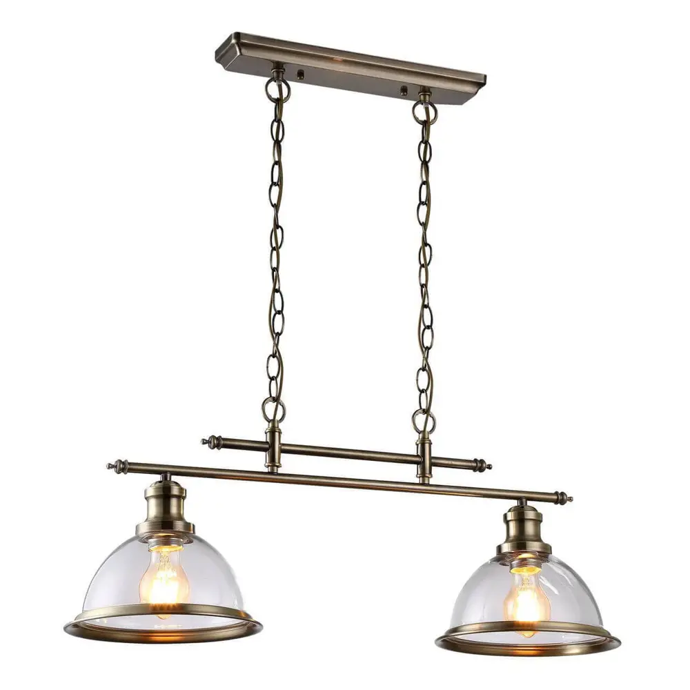 Фото 2 Люстра потолочная ARTE LAMP Oglio 2 лампы 6 м² цвет коричневый Фото 2 Люстра потолочная ARTE LAMP Oglio 2 лампы 6 м² цвет коричневый