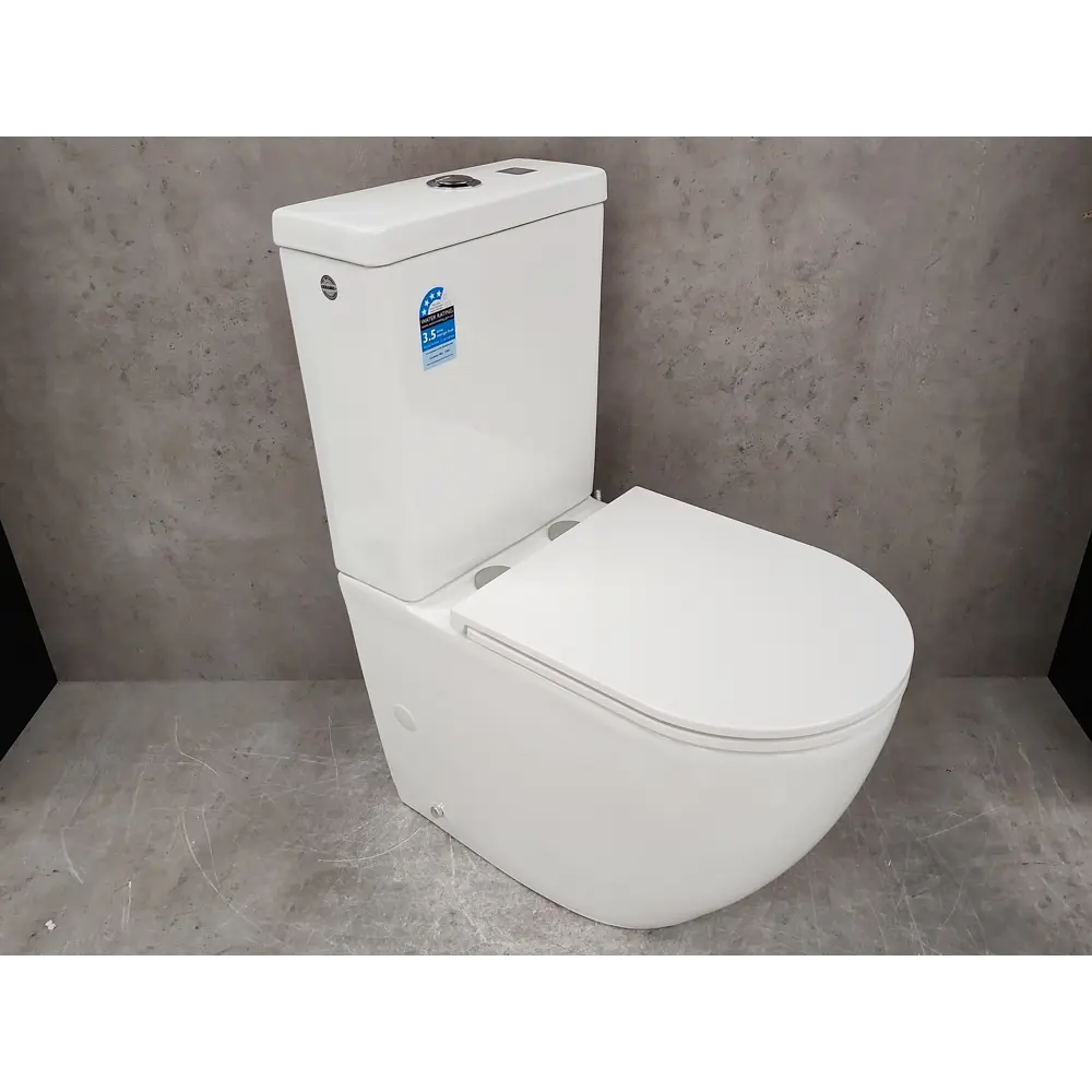 Фото Унитаз-компакт Bloomix Global 2031/UF1 Ceramic, безободковый Фото Унитаз-компакт Bloomix Global 2031/UF1 Ceramic, безободковый