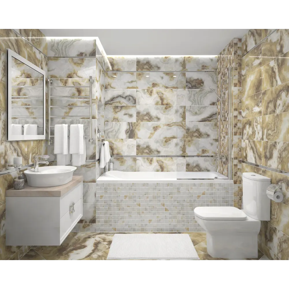 Фото Керамическая плитка Laparet Honey х9999219637 25x75см 1.69 м² цвет кремовый, цена за упаковку Фото Керамическая плитка Laparet Honey х9999219637 25x75см 1.69 м² цвет кремовый, цена за упаковку