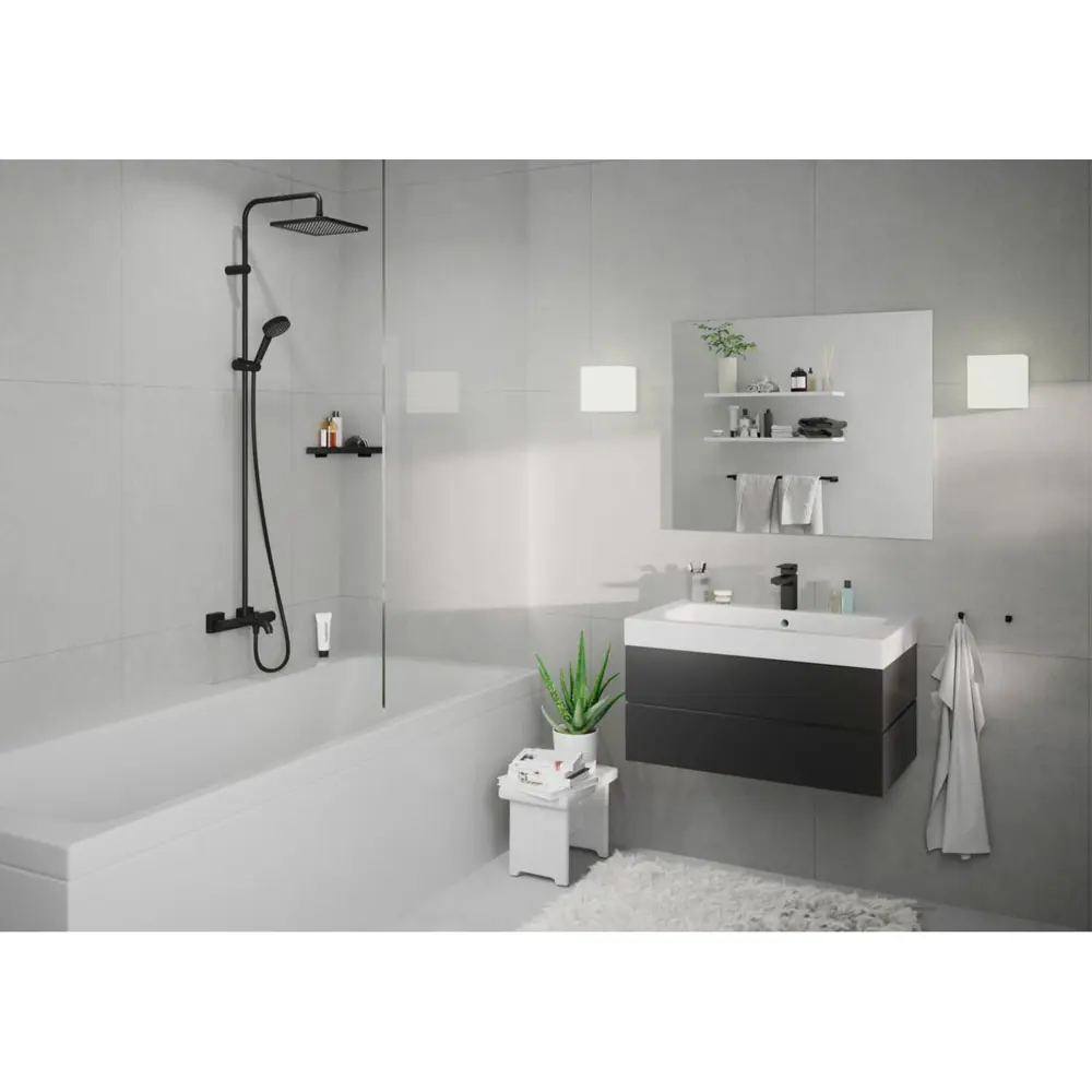 Фото 10 Мыльница для ванной Hansgrohe AddStoris 41741670 цвет черный
