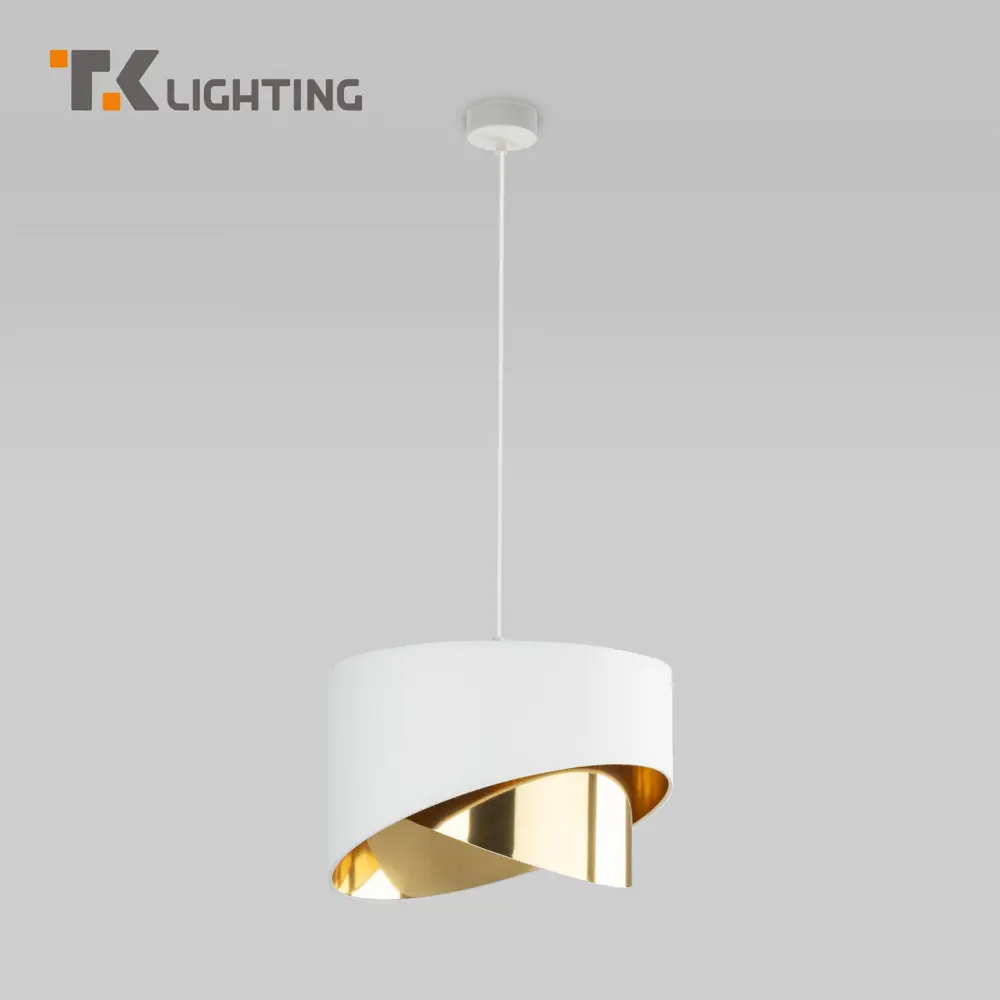 Фото Светильник подвесной Tk lighting a066423 1 лампа 2 м² цвет белый,золото Фото Светильник подвесной Tk lighting a066423 1 лампа 2 м² цвет белый,золото