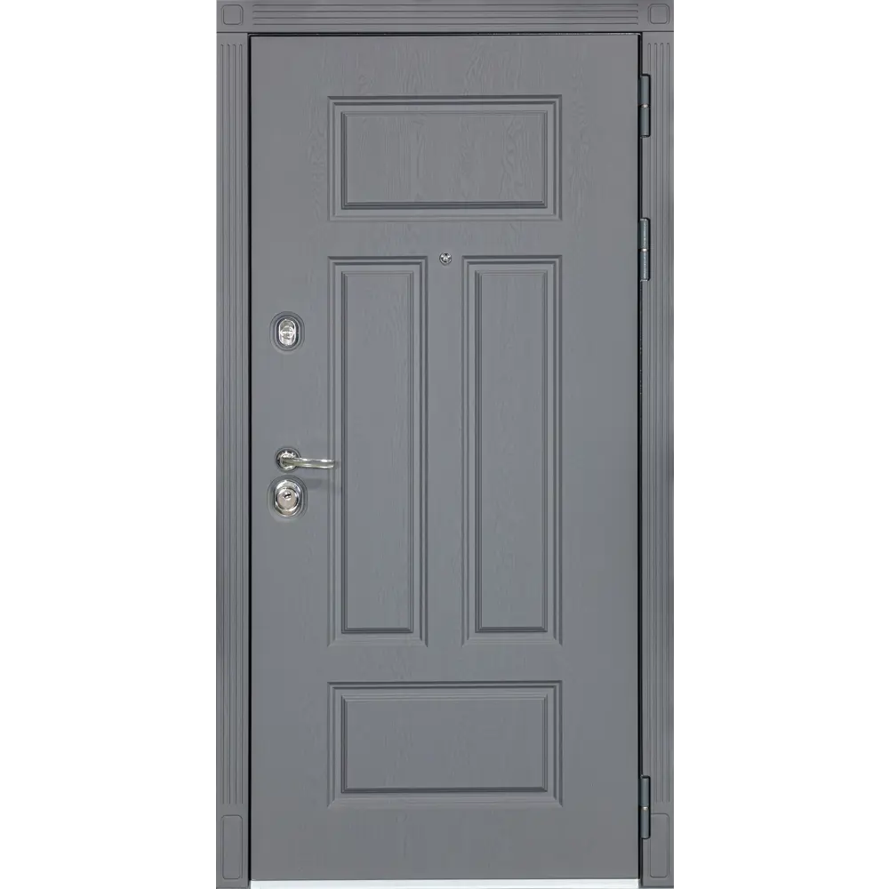 Фото 3 Входная дверь Diva STR МХ-29 205x96см правый цвет Д15 софт шампань/ясень графит с зеркалом