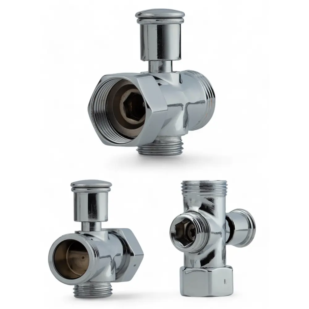 Фото 3 Дивертор для смесителя DO.Korona DK-383 хром Фото 3 Дивертор для смесителя DO.Korona DK-383 хром
