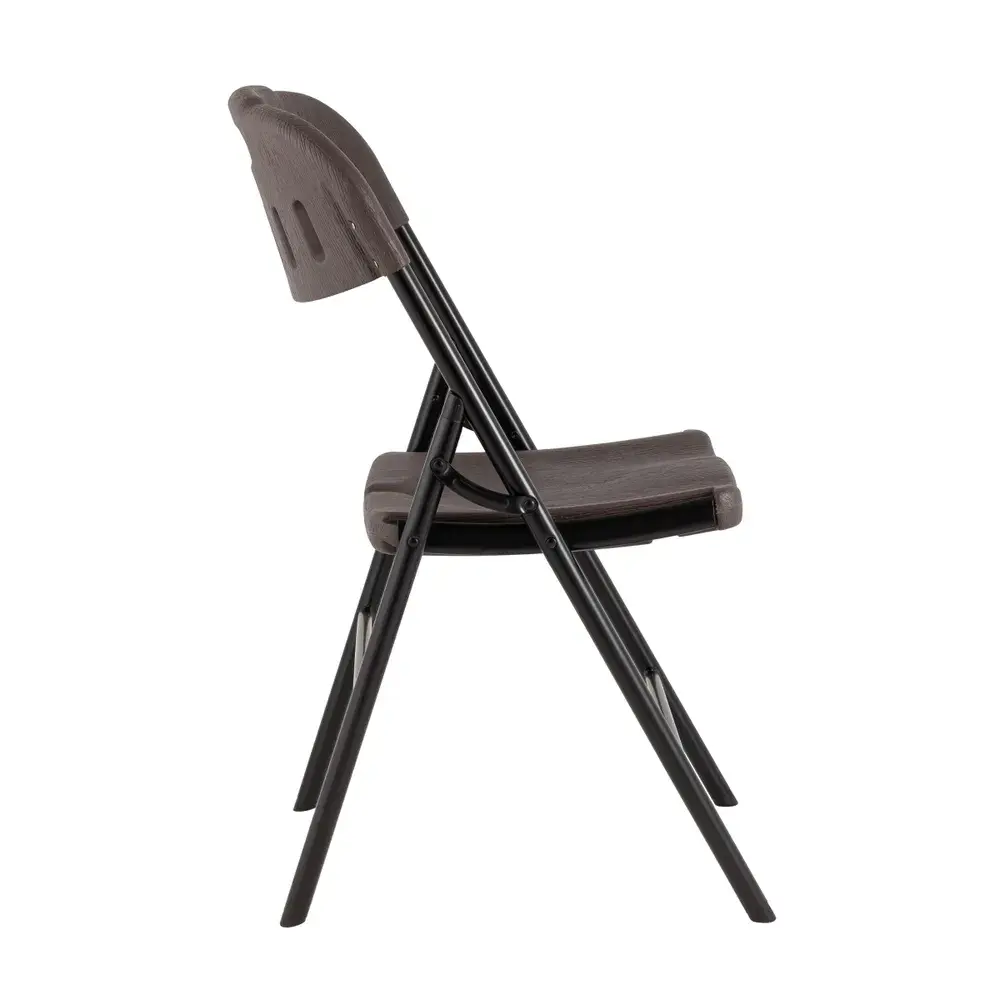 Фото 3 Стул Stool group Кейт D25-BL w. brown 40x87x58 см пластик цвет коричневый, под дерево