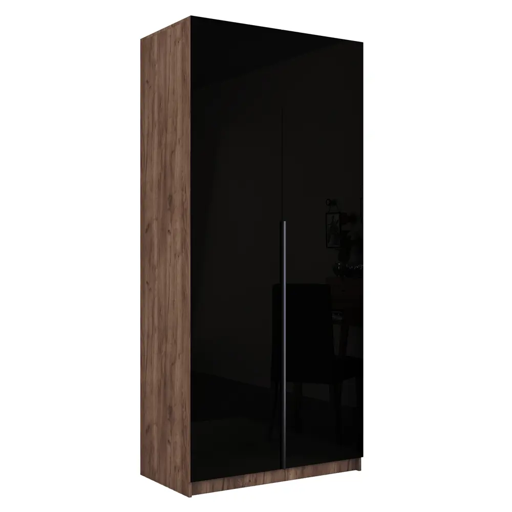 Фото 3 Шкаф распашной Мебельная компания е1 LCKSch_SH_1000_KT 101x220x52.5 см крафт табачный ЛДСП Фото 3 Шкаф распашной Мебельная компания е1 LCKSch_SH_1000_KT 101x220x52.5 см крафт табачный ЛДСП