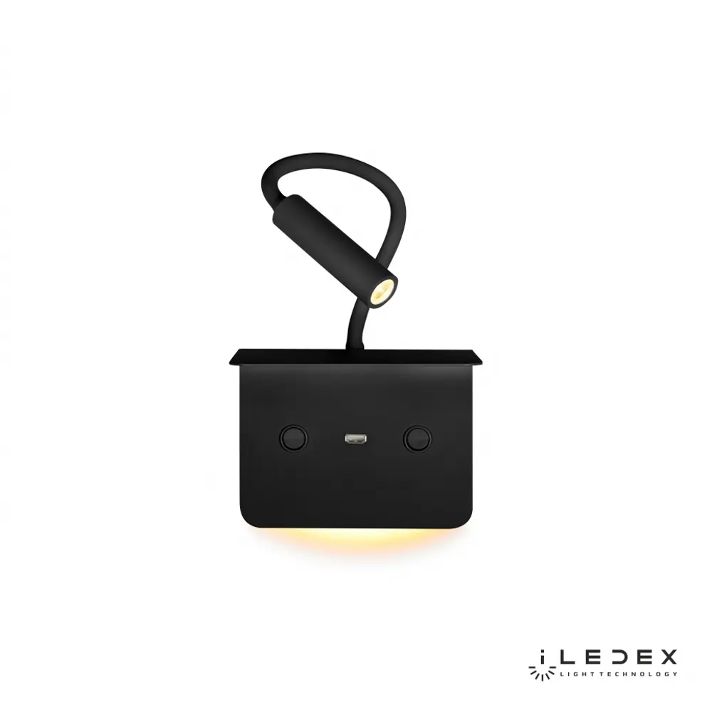 Фото 2 Светильник настенный светодиодный iLedex Support 7031C BK нейтральный белый свет цвет черный Фото 2 Светильник настенный светодиодный iLedex Support 7031C BK нейтральный белый свет цвет черный