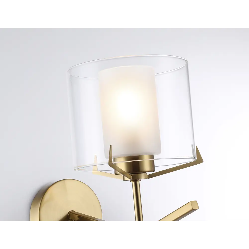 Фото 5 Настенный светильник Ambrella light High light Lh57010 цвет белый матовый/латунь Фото 5 Настенный светильник Ambrella light High light Lh57010 цвет белый матовый/латунь