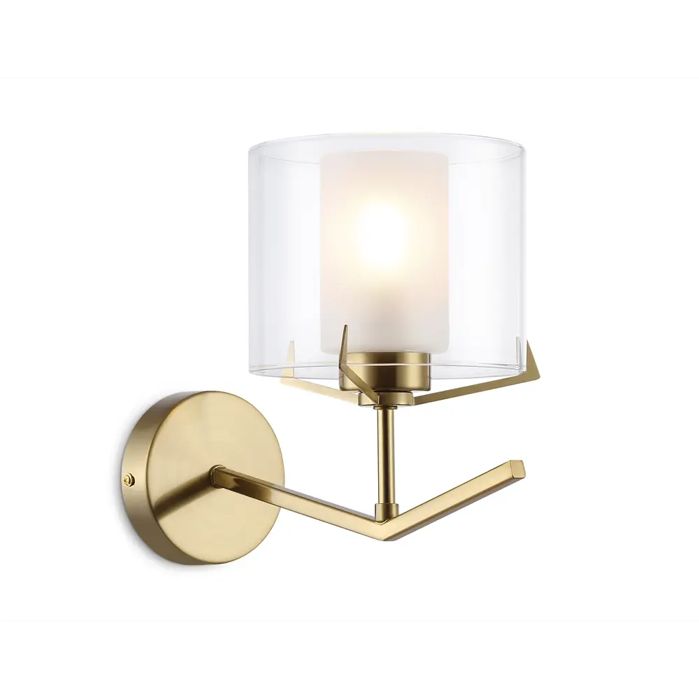 Фото Настенный светильник Ambrella light High light Lh57010 цвет белый матовый/латунь Фото Настенный светильник Ambrella light High light Lh57010 цвет белый матовый/латунь