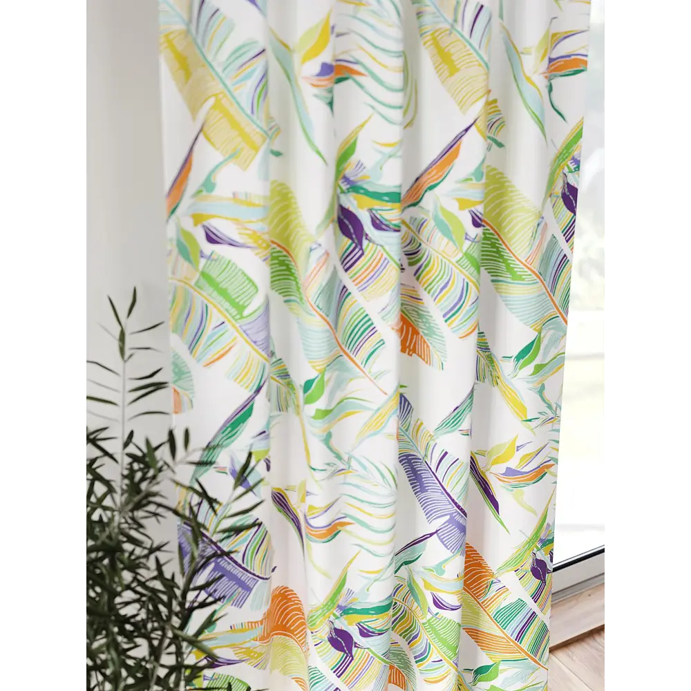Фото 4 Штора блэкаут на шторной ленте Comfy Way Флонтос - 104 CW594104-260, 260x150 см, цвет зеленый Фото 4 Штора блэкаут на шторной ленте Comfy Way Флонтос - 104 CW594104-260, 260x150 см, цвет зеленый