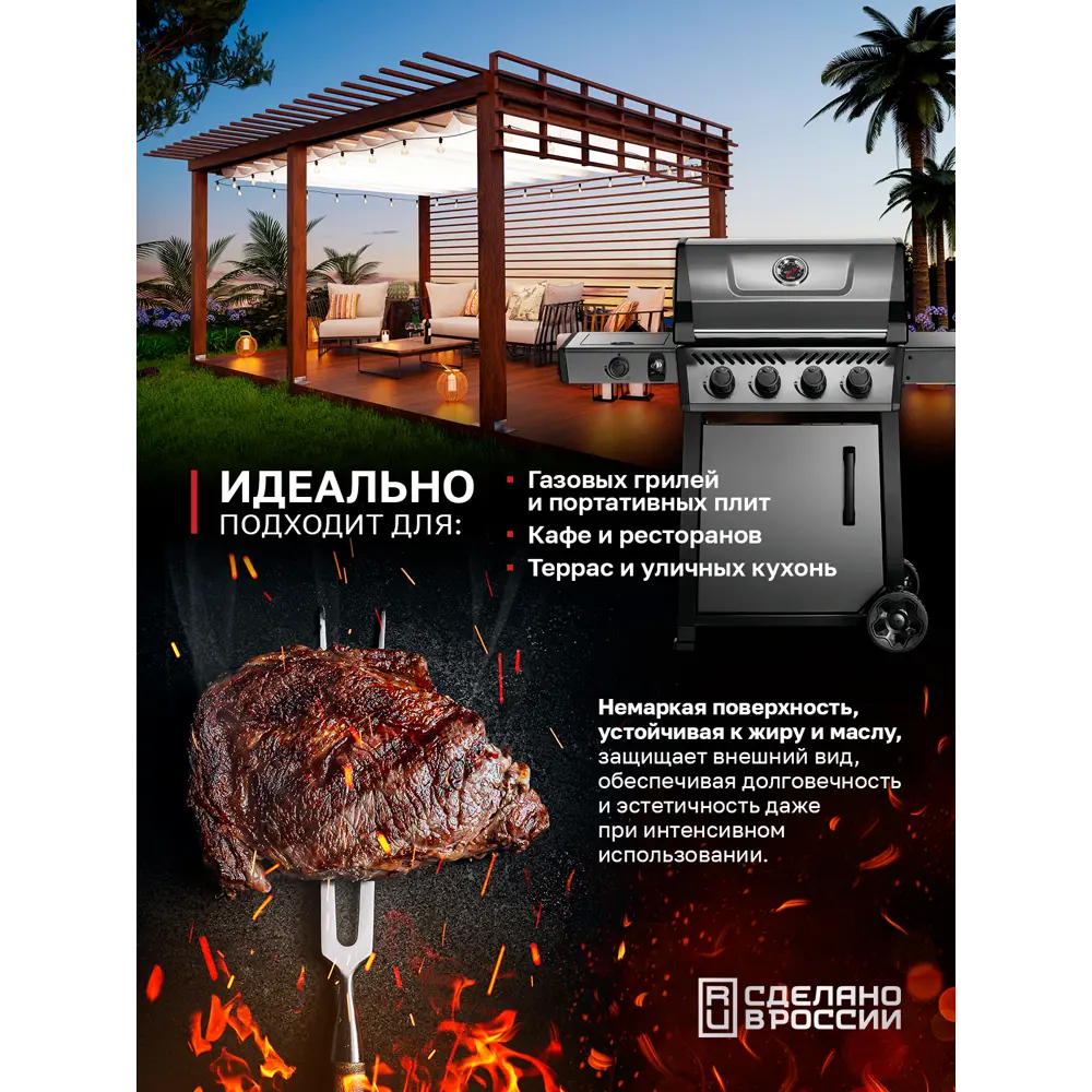 Фото 2 Баллон газовый композитный Trillon BBQ 24.5л Фото 2 Баллон газовый композитный Trillon BBQ 24.5л