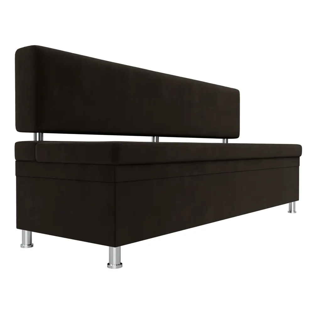 Фото 4 Диван кухонный прямой Стайл Лига диванов 114504 172x90x59 см микровельвет цвет коричневый Фото 4 Диван кухонный прямой Стайл Лига диванов 114504 172x90x59 см микровельвет цвет коричневый