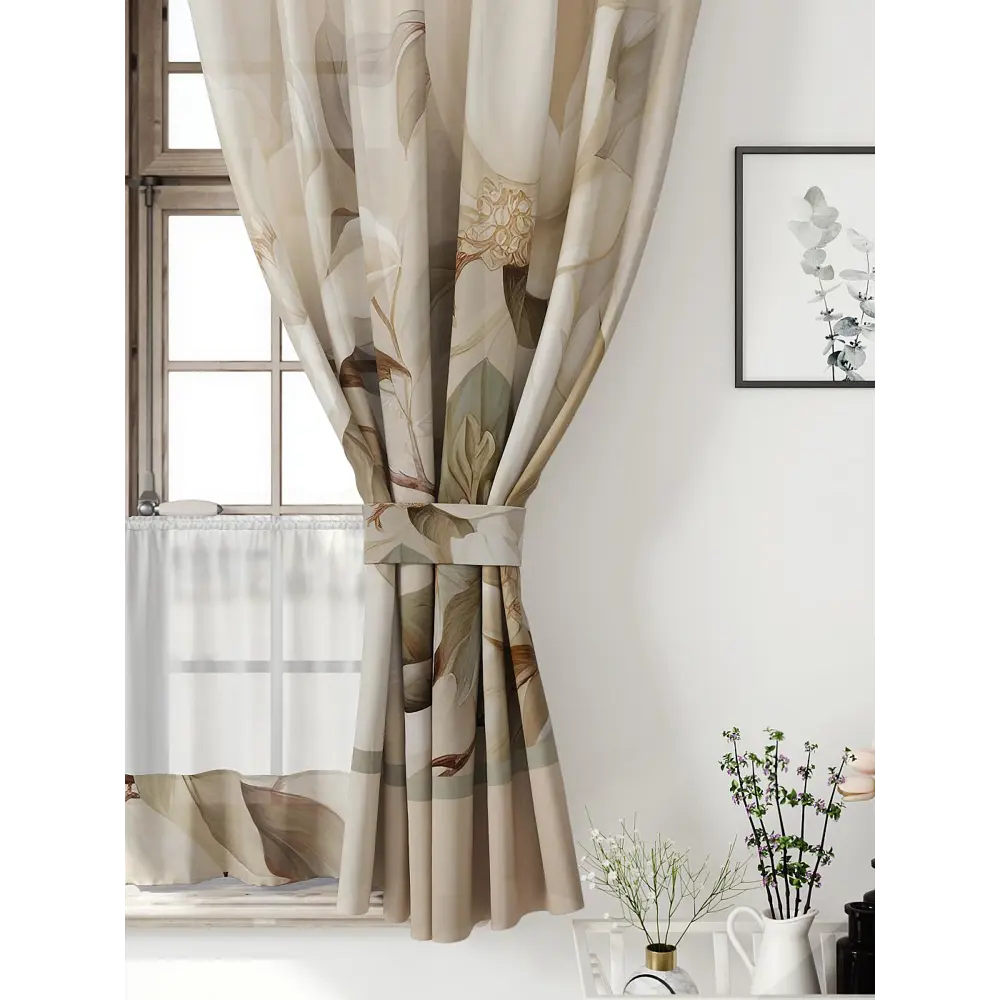 Фото 5 Комплект штор Comfy way Иномик - 70 CW705070-160 на шторной ленте 160x150 см цвет бежевый Фото 5 Комплект штор Comfy way Иномик - 70 CW705070-160 на шторной ленте 160x150 см цвет бежевый