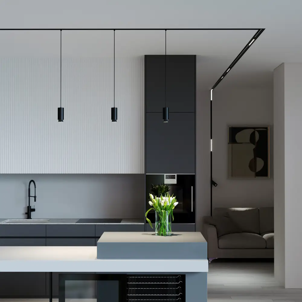 Фото 8 Трековый светильник подвесной под лампу Elektrostandard A064793 10 Вт 1 м² цвет черный Фото 8 Трековый светильник подвесной под лампу Elektrostandard A064793 10 Вт 1 м² цвет черный