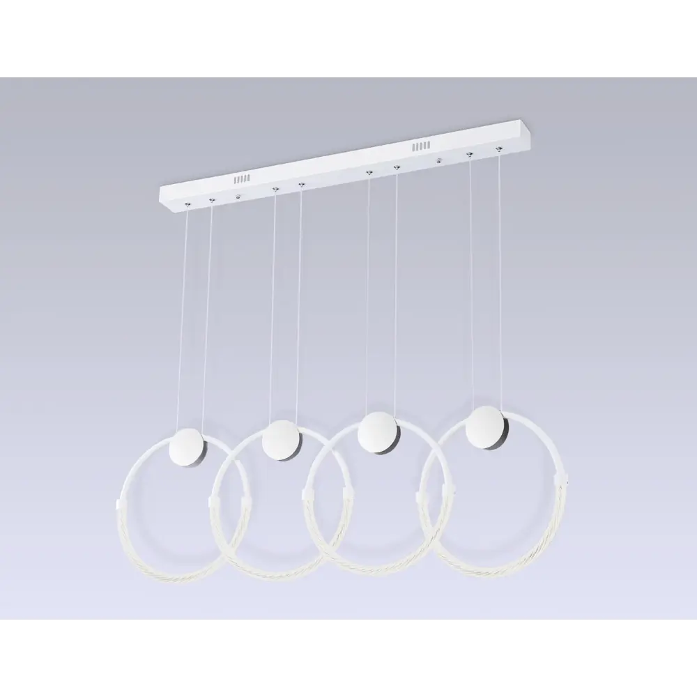 Фото 3 Светильник подвесной светодиодный Ambrella light Fl10598 с пультом управления 34 м² нейтральный белый свет цвет белый Фото 3 Светильник подвесной светодиодный Ambrella light Fl10598 с пультом управления 34 м² нейтральный белый свет цвет белый