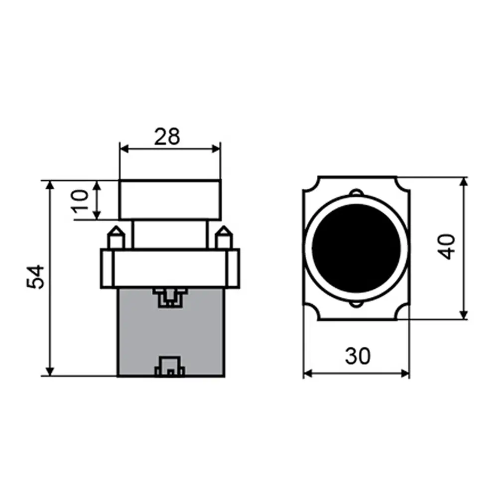 Фото 6 Кнопка Rexant XB2 красная NC Фото 6 Кнопка Rexant XB2 красная NC