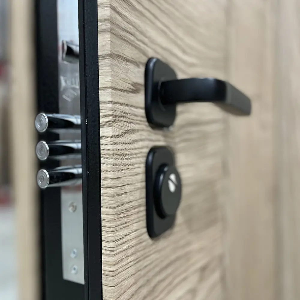 Фото 4 Входная дверь Diva 97/1 правый 205x86см цвет дуб натуральный/силк маус Н13 Фото 4 Входная дверь Diva 97/1 правый 205x86см цвет дуб натуральный/силк маус Н13