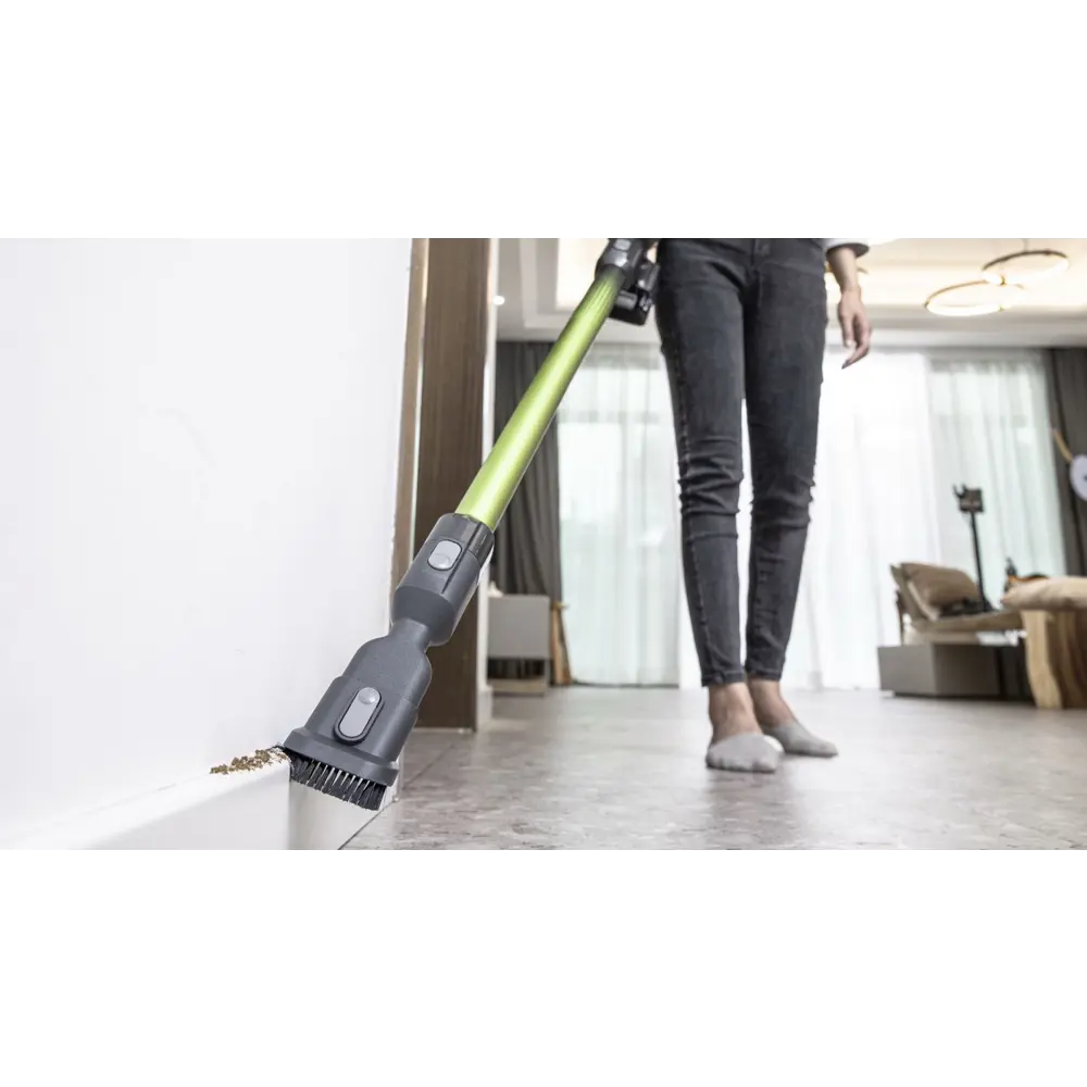 Фото 6 Пылесос вертикальный Greenworks 4700607ub 0.5 л 500 Вт цвет зеленый Фото 6 Пылесос вертикальный Greenworks 4700607ub 0.5 л 500 Вт цвет зеленый