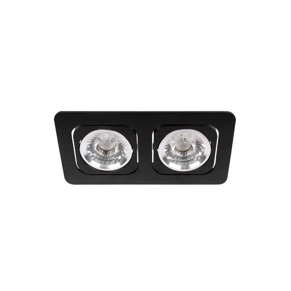 Фото 3 Светильник точечный встраиваемый светодиодный Loft It Screen 10328-2a black под отверстие 0 мм 24 Вт холодный белый (голубой) свет цвет черный Фото 3 Светильник точечный встраиваемый светодиодный Loft It Screen 10328-2a black под отверстие 0 мм 24 Вт холодный белый (голубой) свет цвет черный