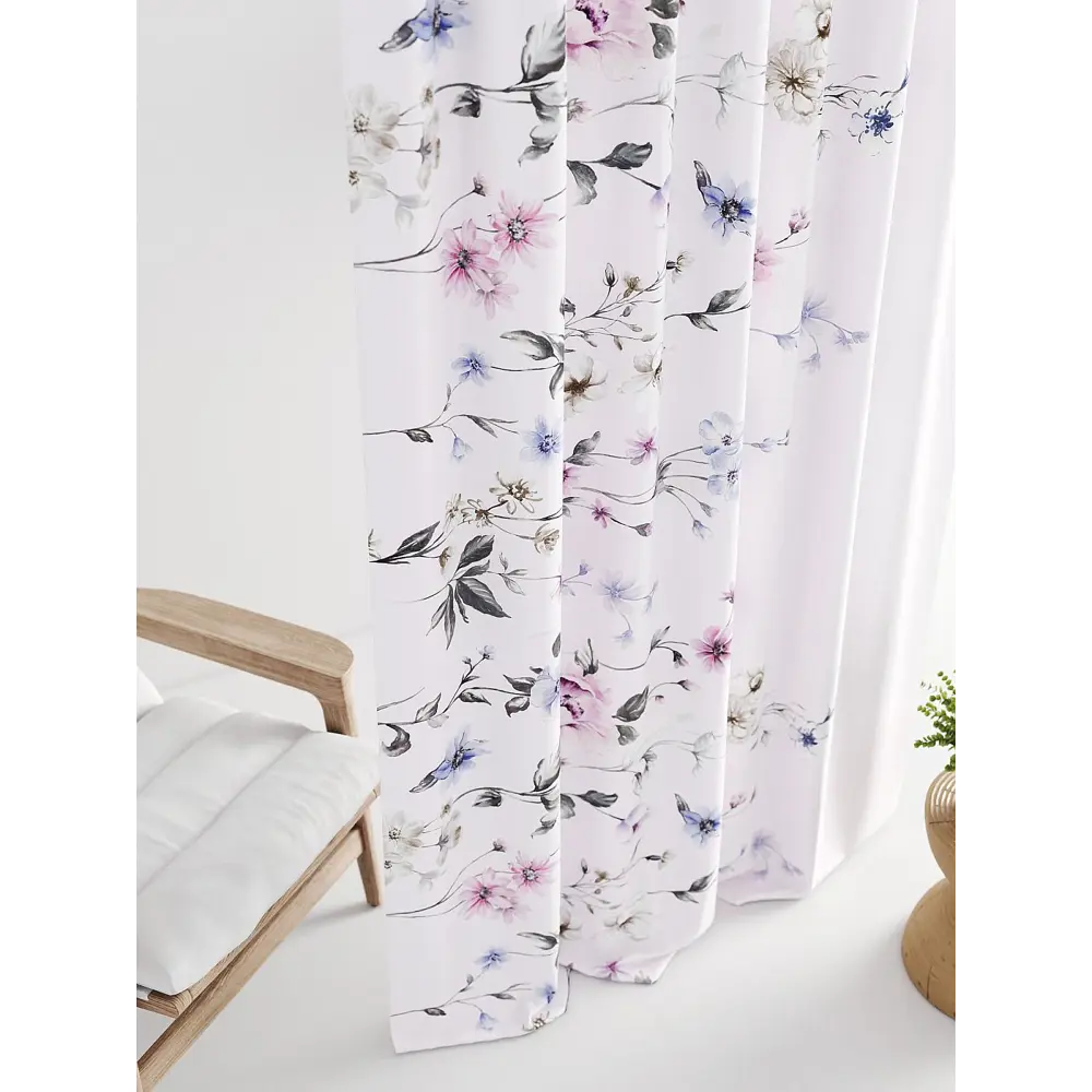 Фото 3 Штора на шторной ленте Comfy Way Линсти - 101 CW592101-270, 270x150 см, цвет белый Фото 3 Штора на шторной ленте Comfy Way Линсти - 101 CW592101-270, 270x150 см, цвет белый